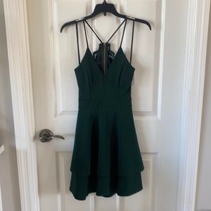 Camille Forest Green Dress